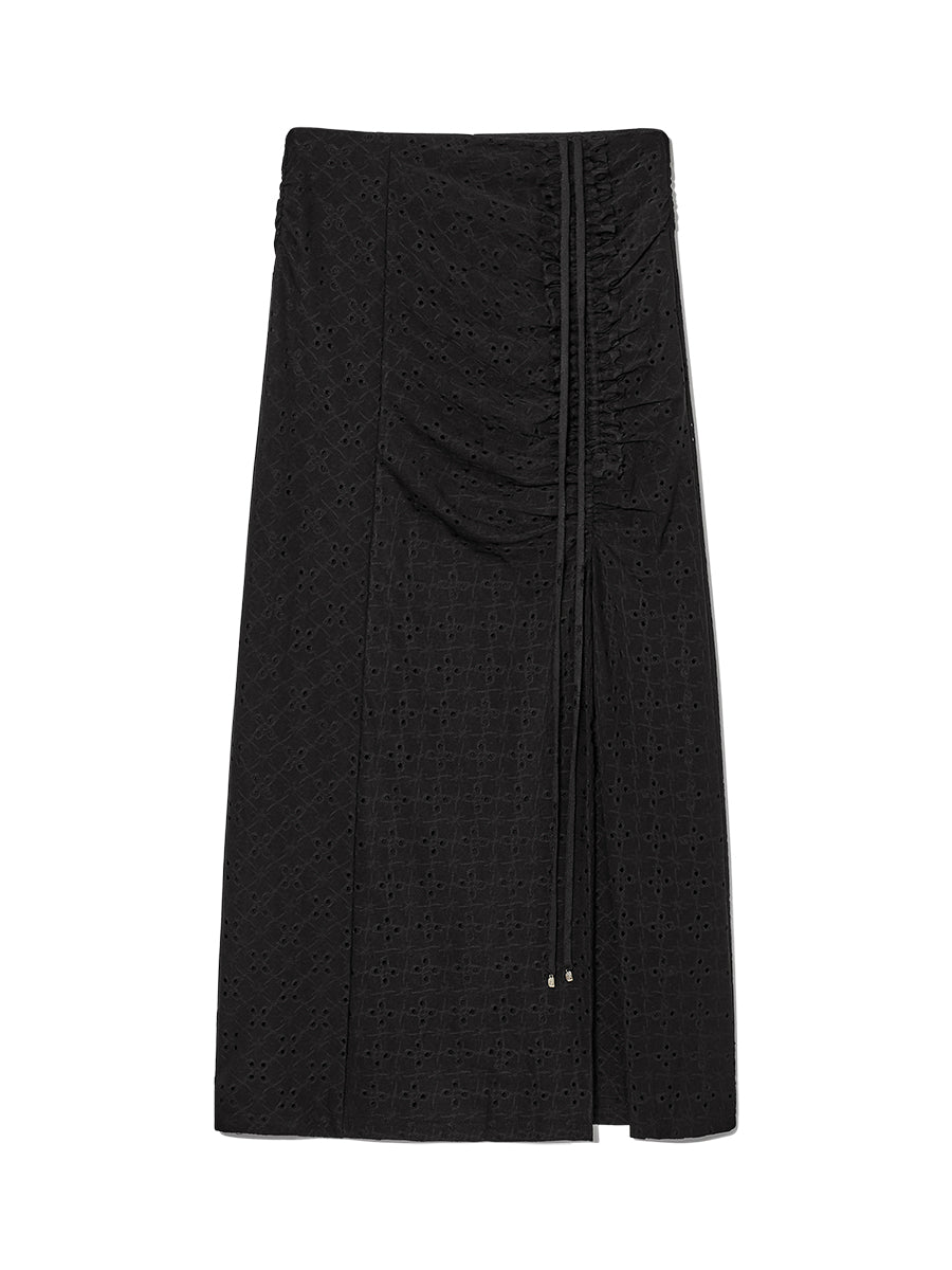 DEVON EYELET LONG SKIRT