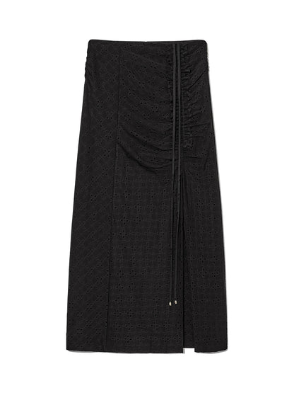 DEVON EYELET LONG SKIRT