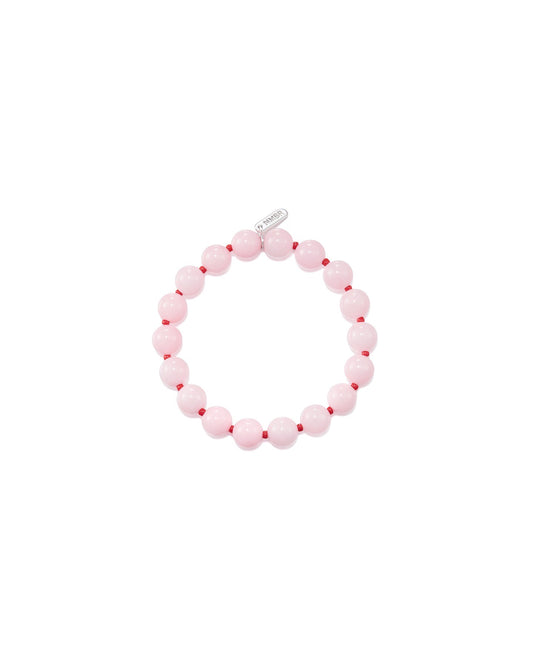 Pink Semiprecious Bead Bracelet